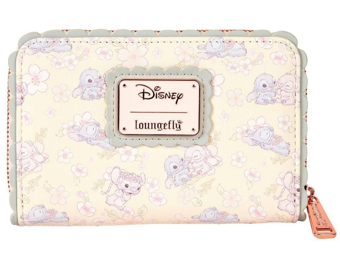 Loungefly Disney Stitch and Angel Cherry Blossom Wallet