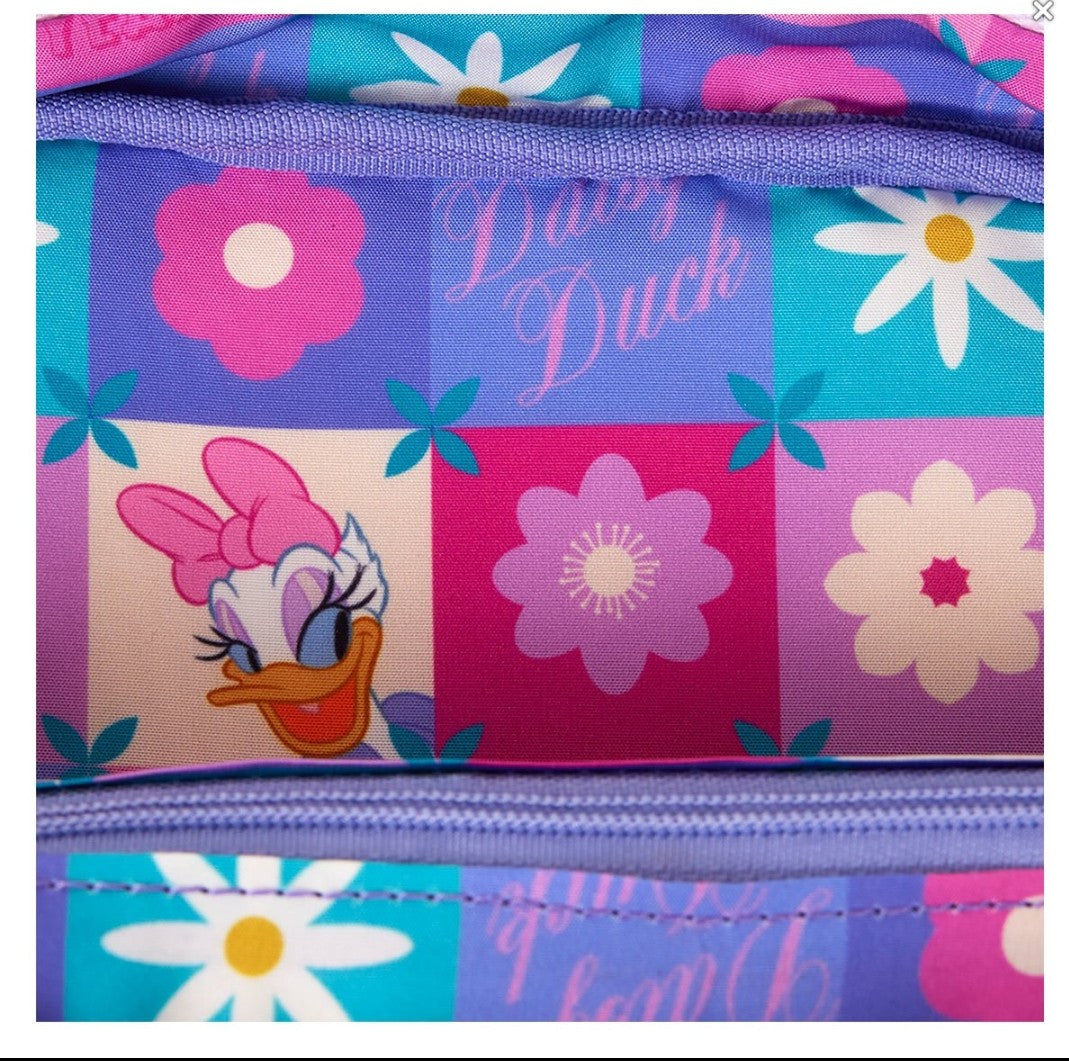 Loungefly Disney Daisy Duck 85th Anniversary Tote