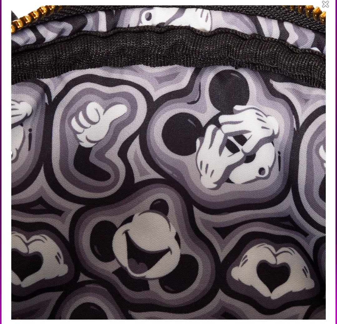 Loungefly Disney Mickey Mouse Ears Sling Bag with Coin Purse/ Belt Bag