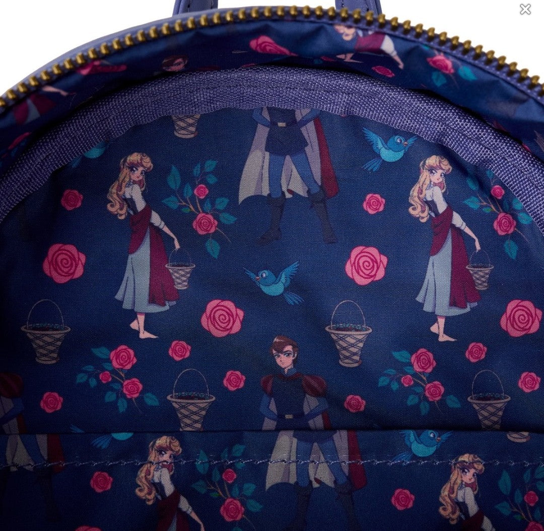 Loungefly Disney Sleeping Beauty And Prince Philip Backpack