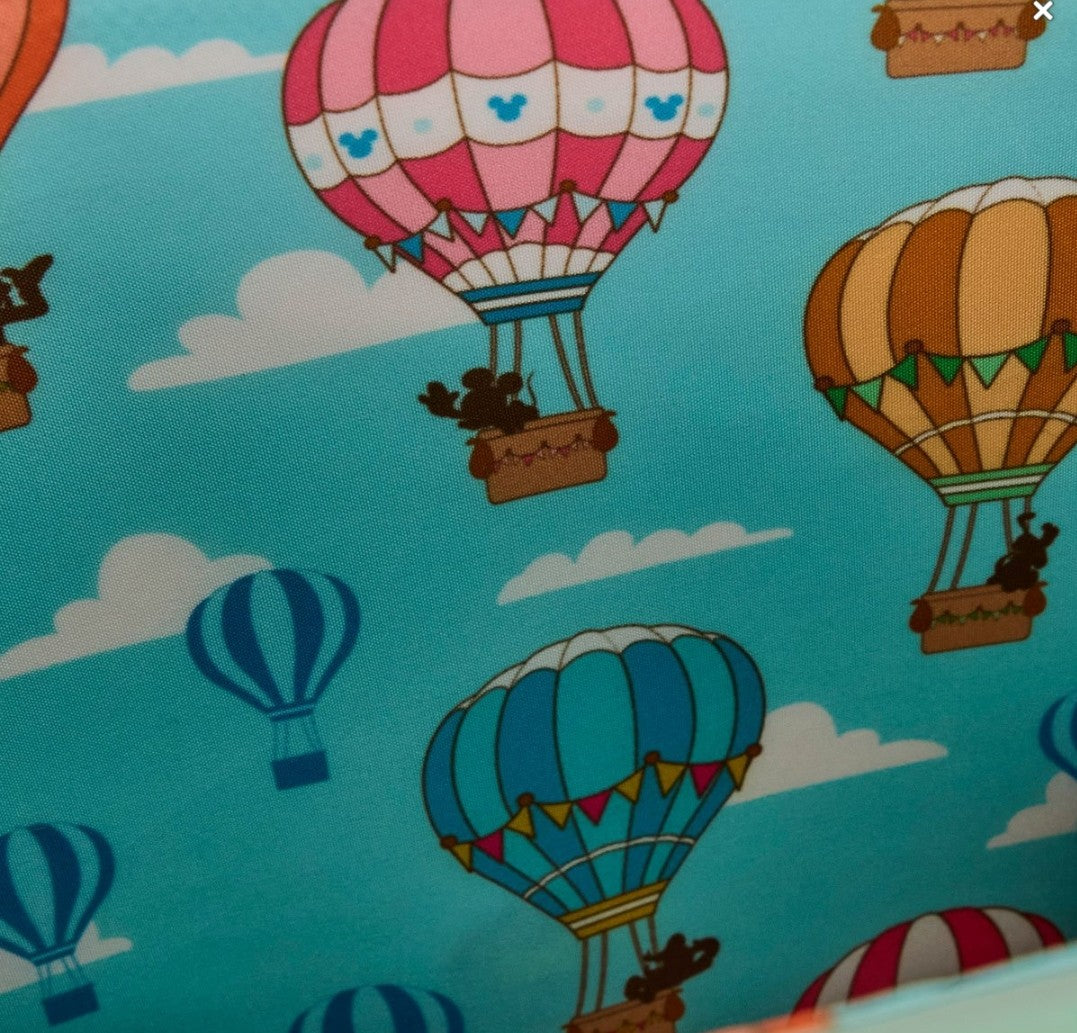 Loungefly Disney Mickey & Friends Hot Air Balloon Crossbody Bag