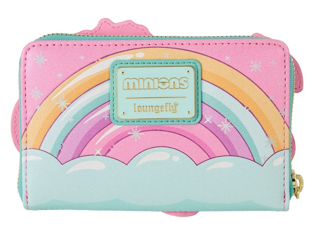 Loungefly Minions Fluffy Unicorn Rainbow Wallet