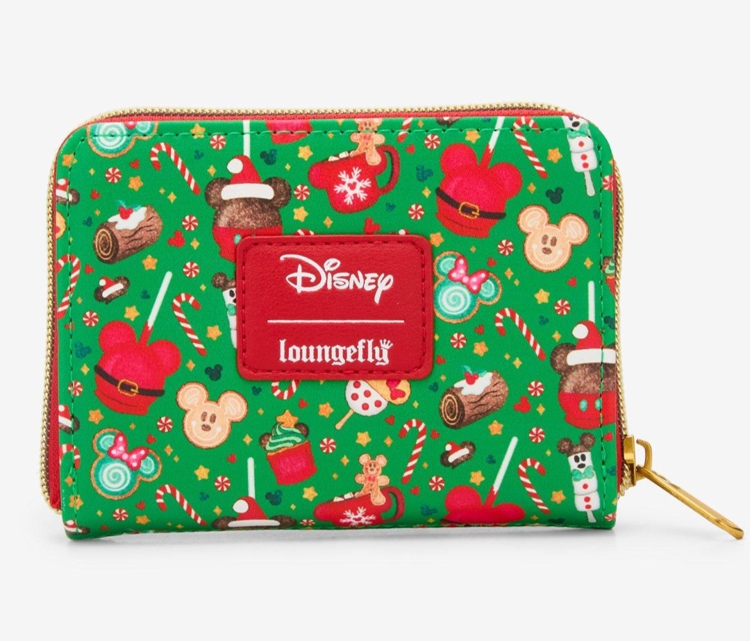 Loungefly Disney Mickey and Minnie Holiday Treats Wallet