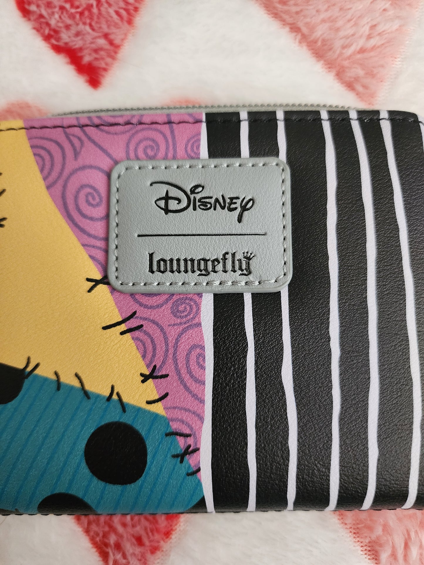 Loungefly Disney Nightmare Before Christmas Jack and Sally Split Wallet
