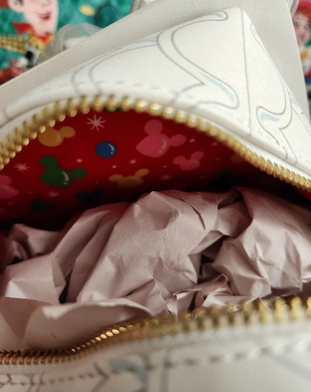 Loungefly Disney Mickey and Friends Gingerbread House Holiday Backpack