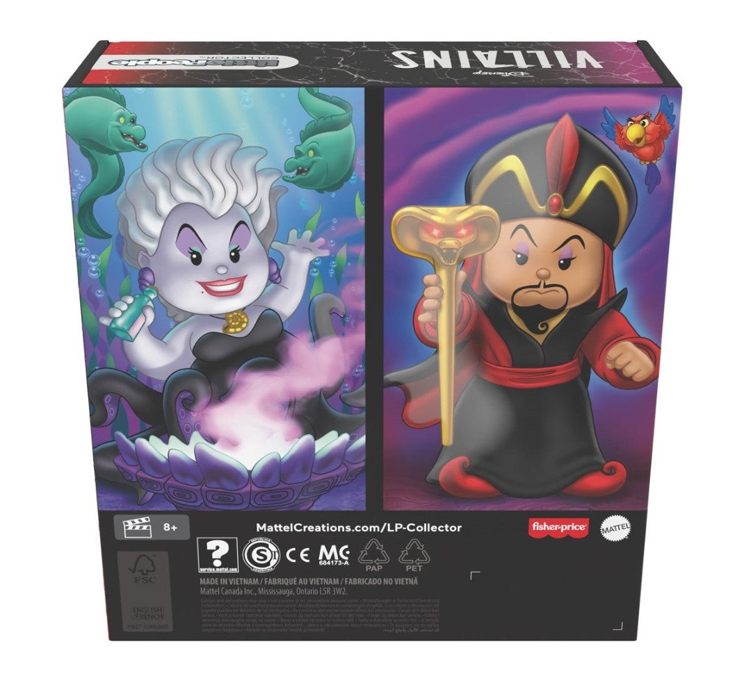 Fisher Price Little People Disney Villains Ursula and Jafar Collector Set
