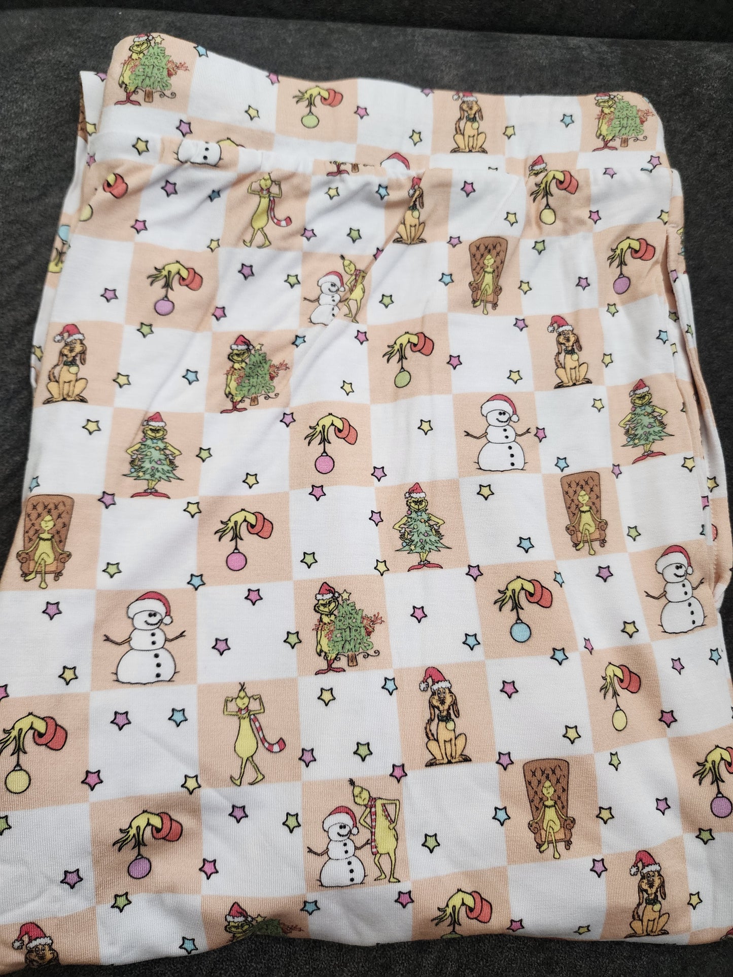 CP Dr. Seuss The Grinch Checked Jogger Leggings