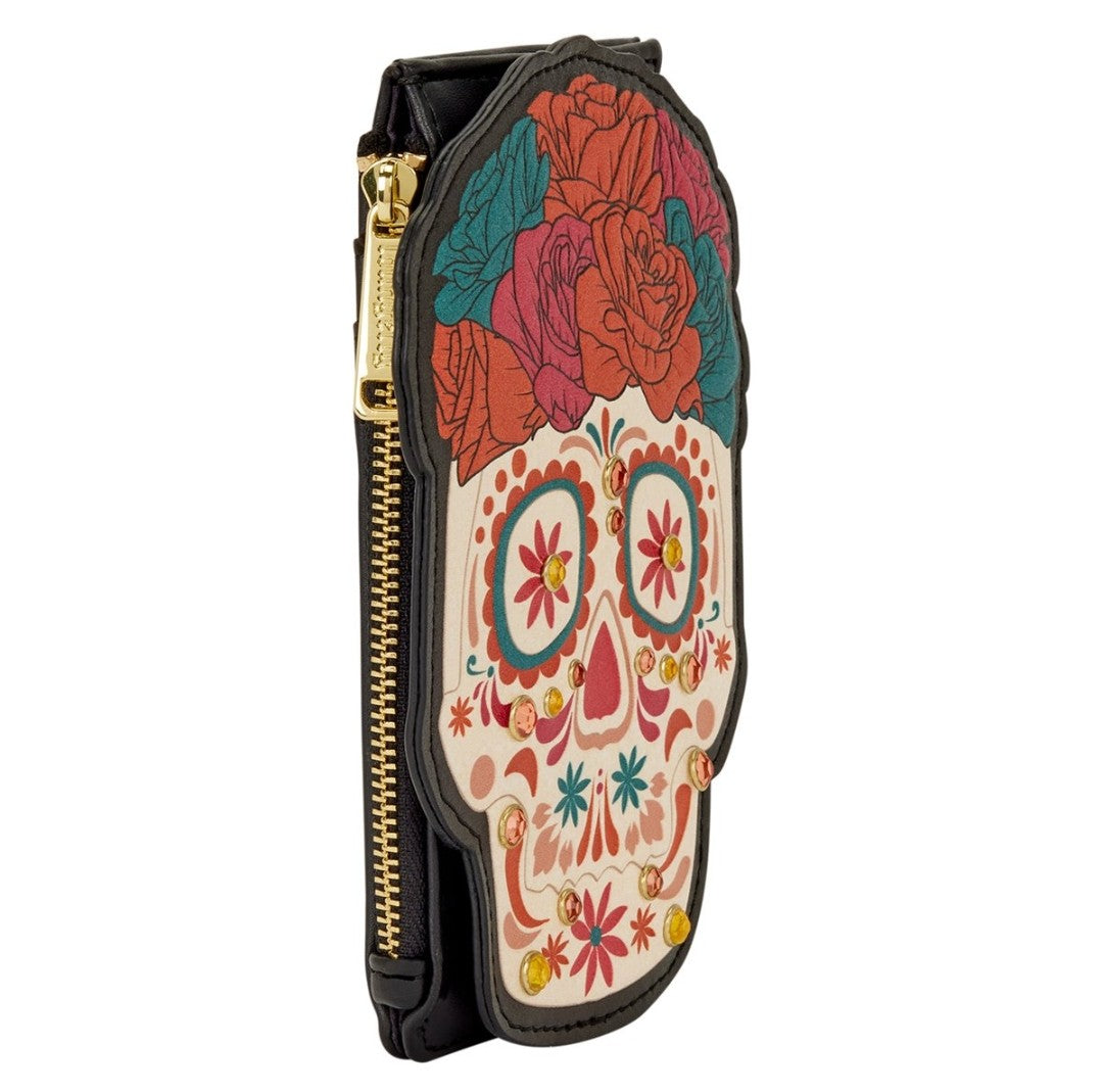 Loungefly Dia De Los Muertos Sugar Skull Large Card Holder