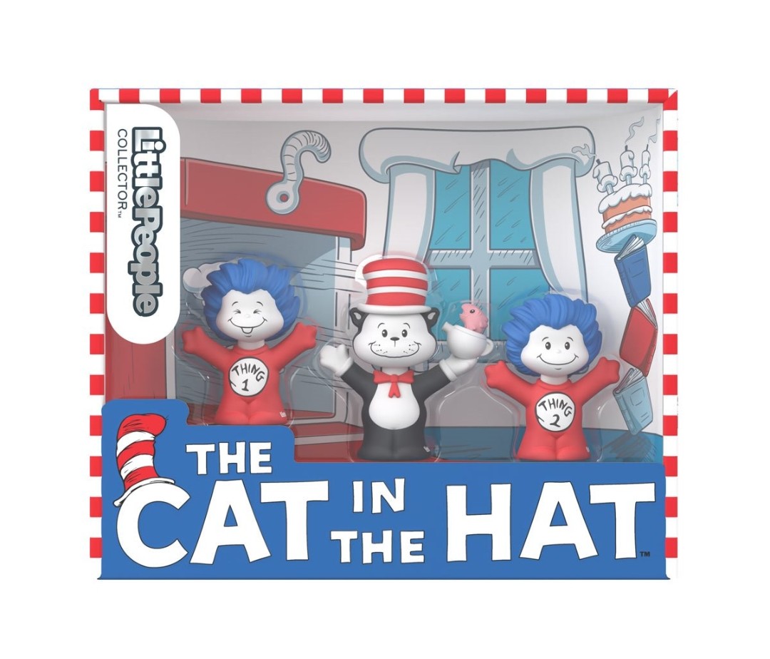 Fisher Price Little People Dr Seuss's The Cat in the Hat Collector Figure Set