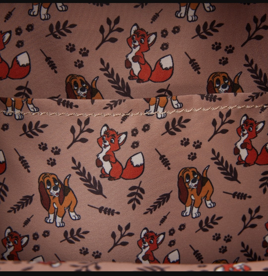 Loungefly Disney Fox and the Hound Todd and Copper Fun Backpack