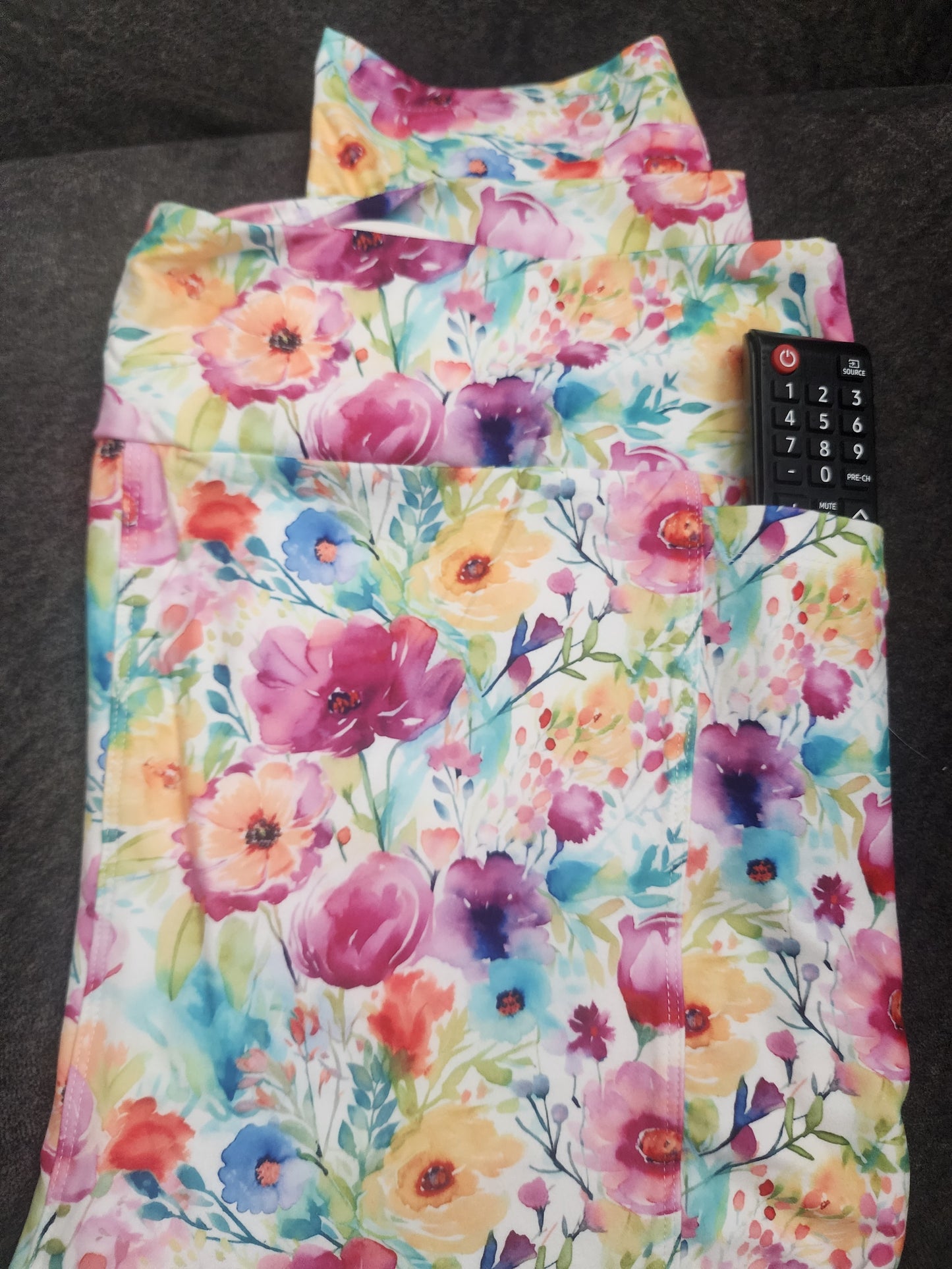 CP Bright Colorful Flower Leggings