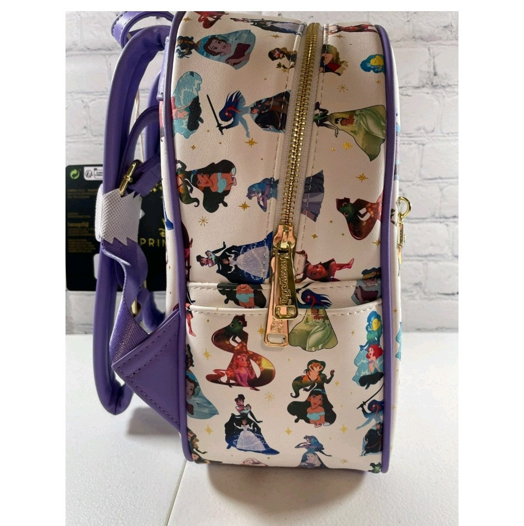 Loungefly Disney Princesses Silhouette Dress Graphic Exclusive Backpack