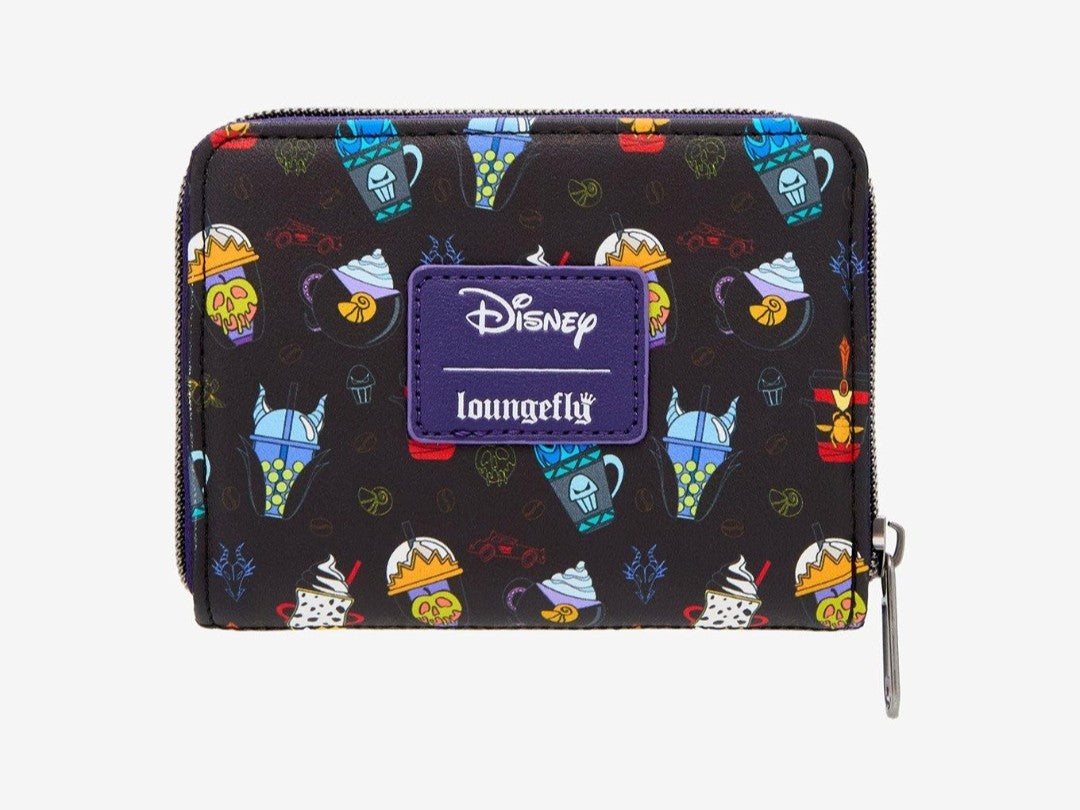Loungefly Disney Villains Delicious Drinks Wallet
