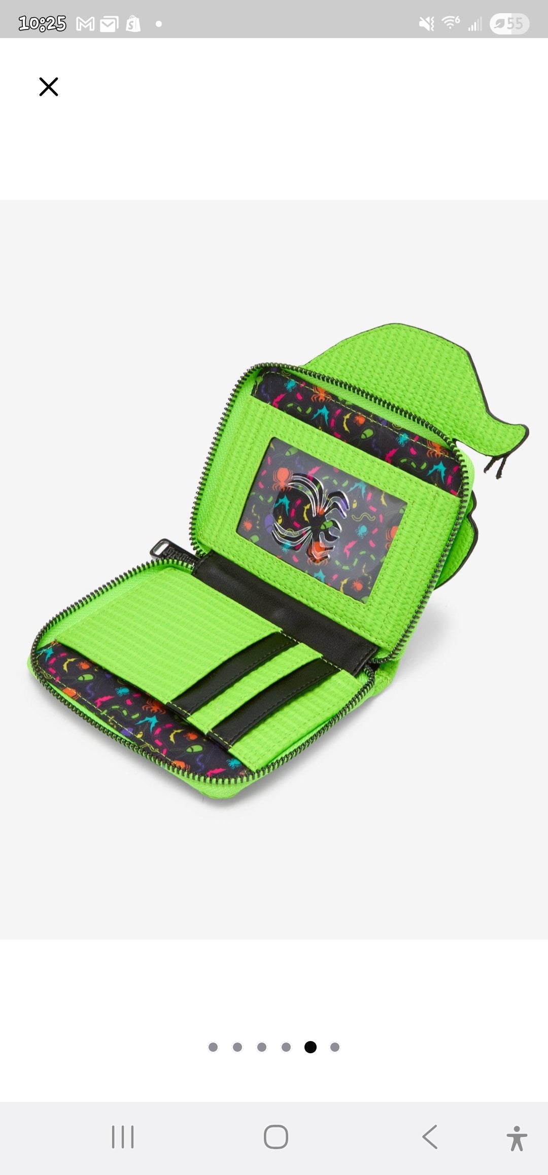 Loungefly Disney Nightmare Before Christmas Oggie Boogie Wallet