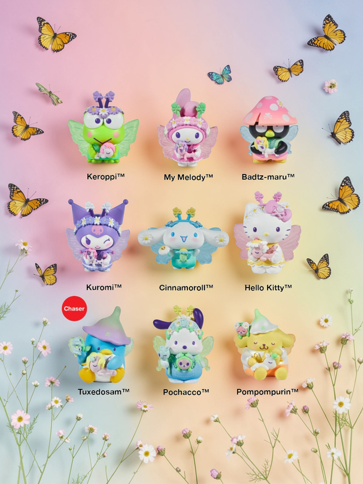 Tokidoki x Hello Kitty and Friends Butterfly Garden Mystery