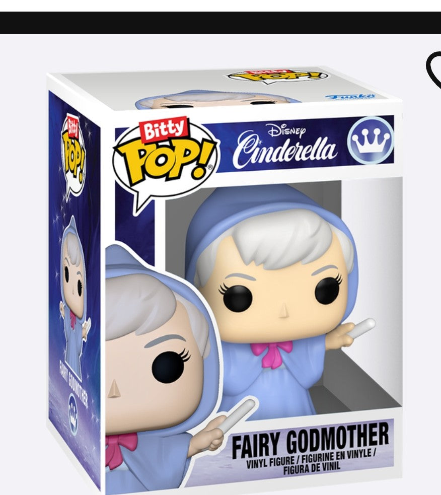 Funko Bitty Pop Disney Cinderella Castle Display Shelf and Figures Set