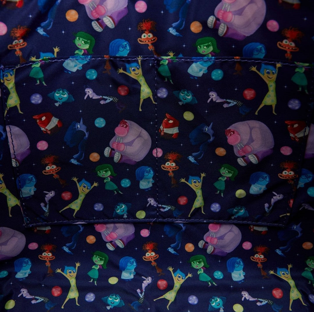 Loungefly Disney Inside Out 2 Anxiety Tote Bag with Matching Coin Purse