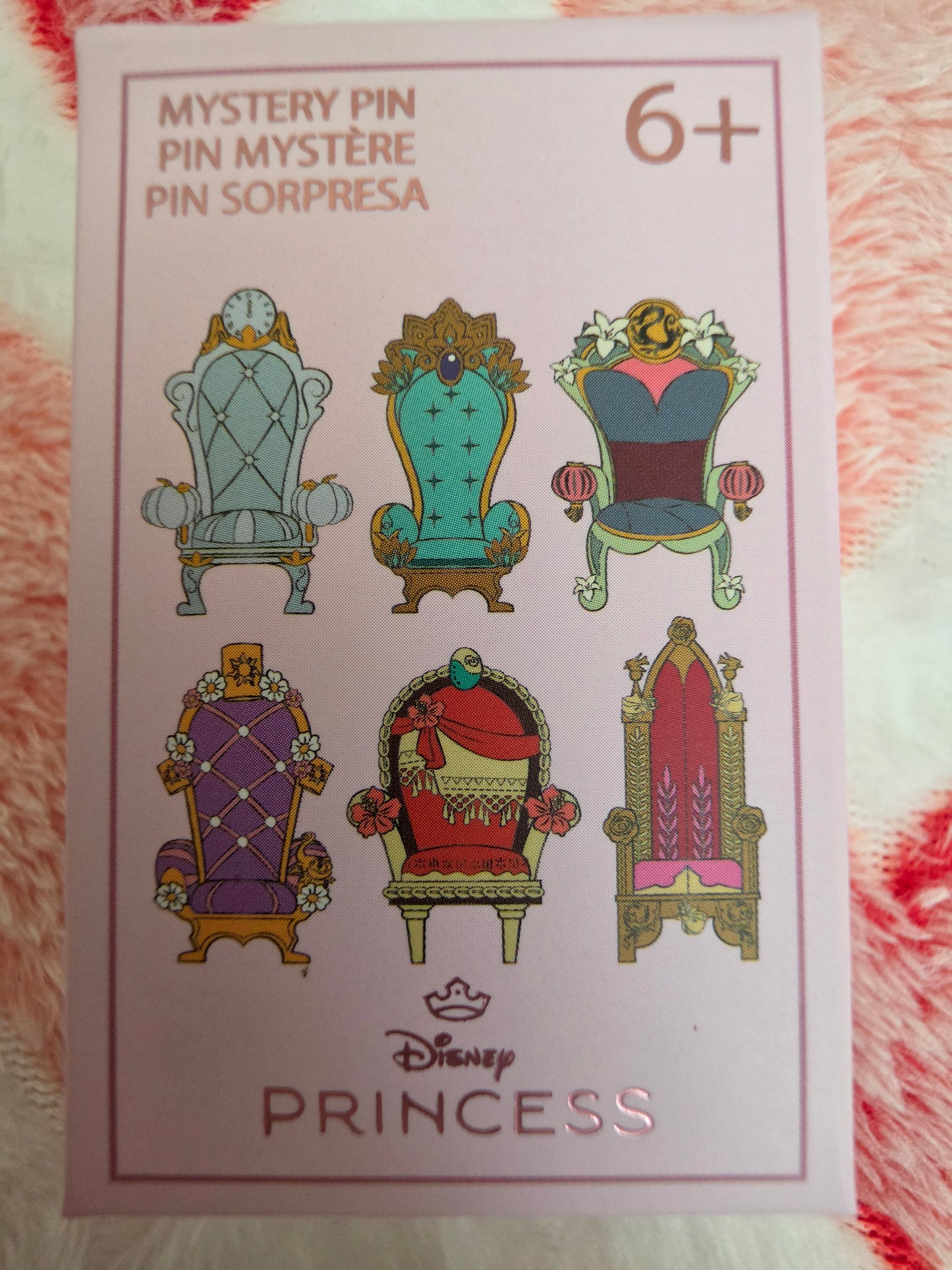 Loungefly Disney Princess Thrones Mystery Pins