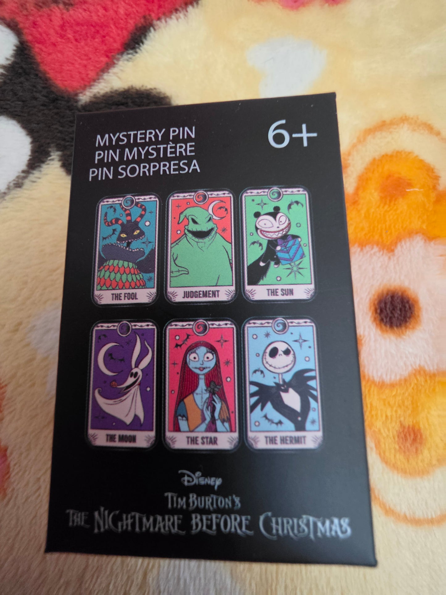 Loungefly Disney Nightmare Before Christmas Tarot Cards Mystery Pins