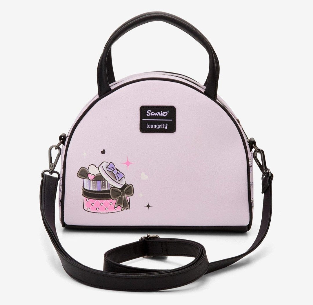 Loungefly Sanrio Hello Kitty Kuromi Hearts and Ribbon Crossbody Bag