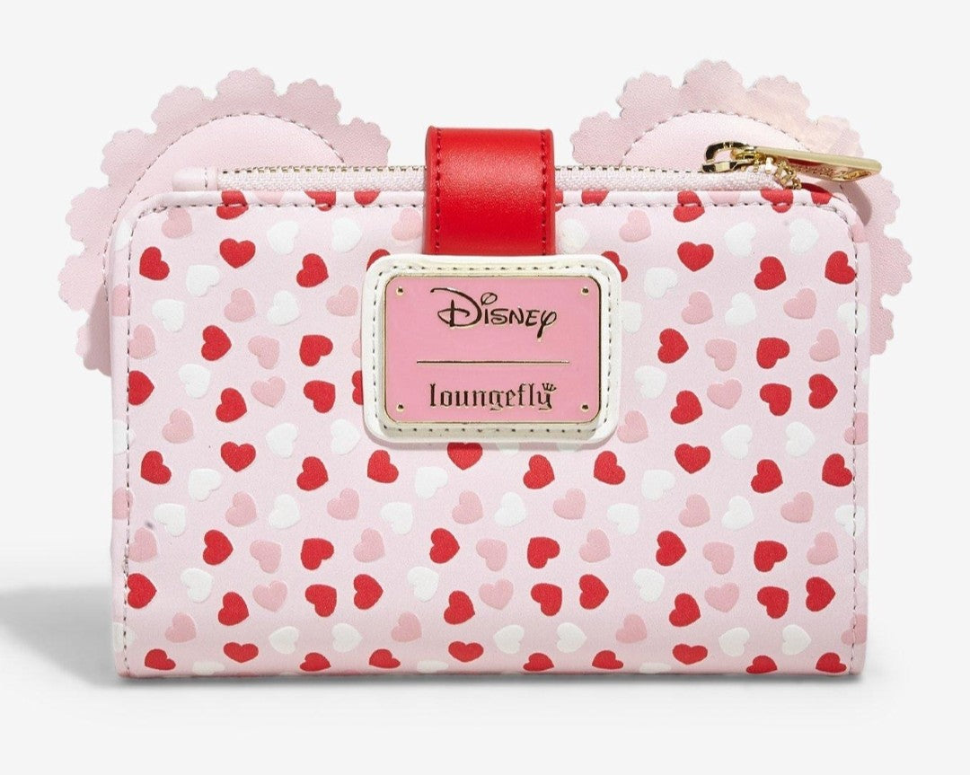 Loungefly Disney Minnie & Mickey Valentine's Ears Wallet