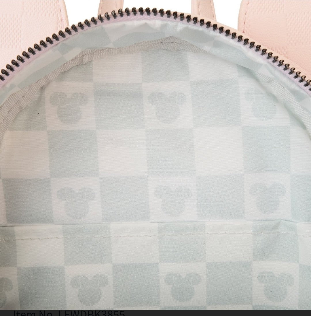 Loungefly Disney Minnie Mouse Ear Checkerboard Backpack