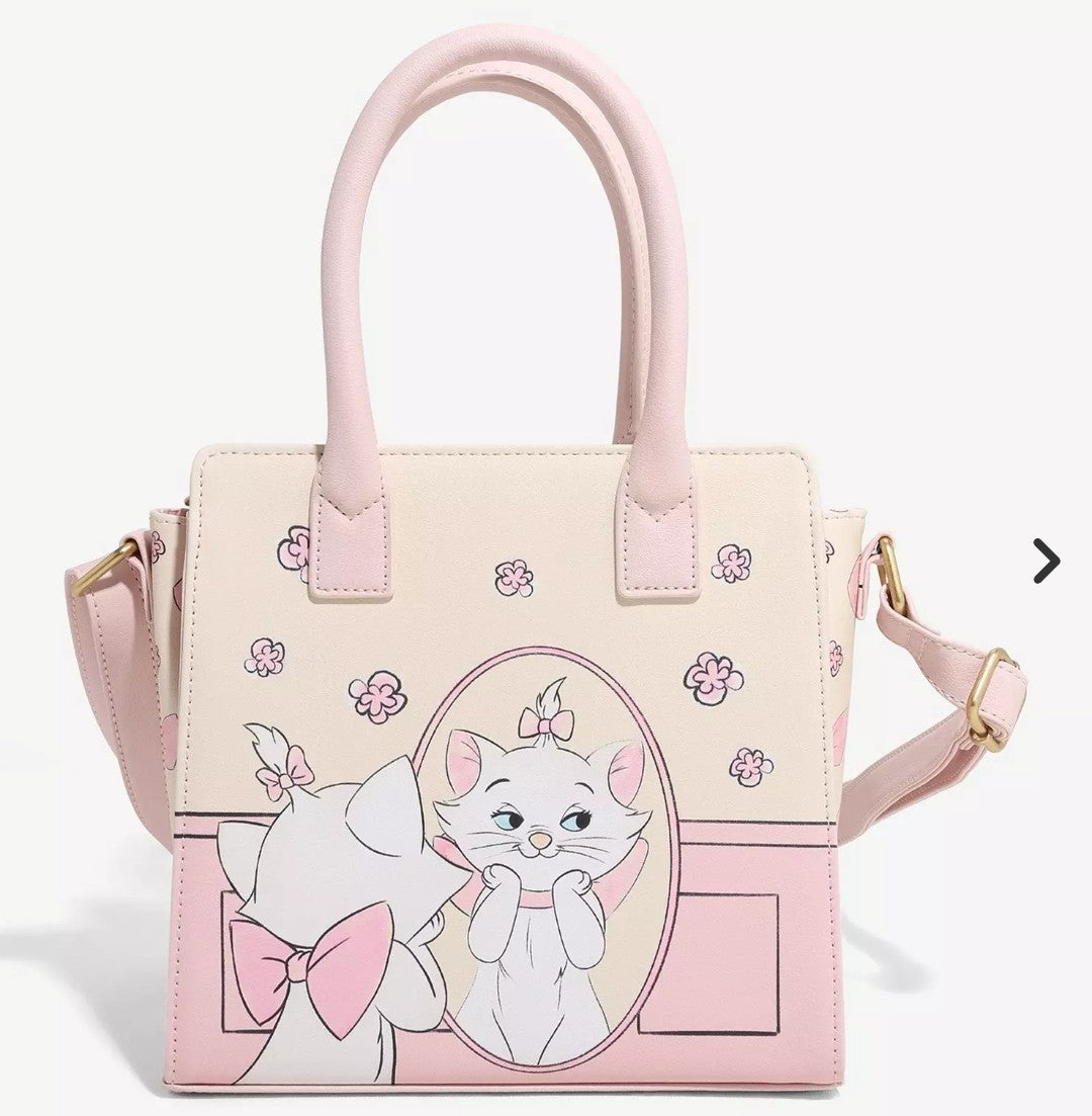 Loungefly Disney Aristocats Admiring Marie Mirror Mini Handbag