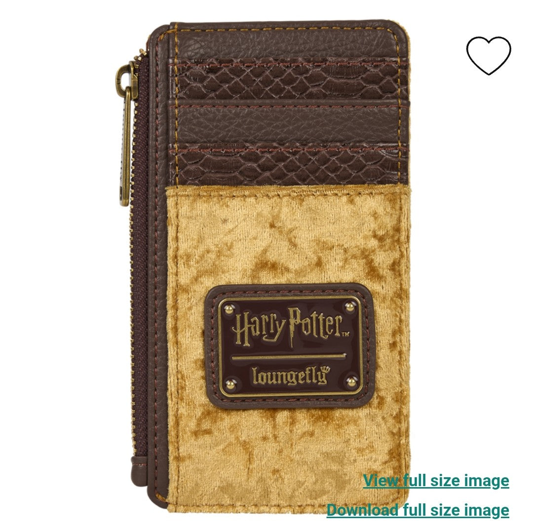 Loungefly Harry Potter Hogwarts Hufflepuff Card Holder