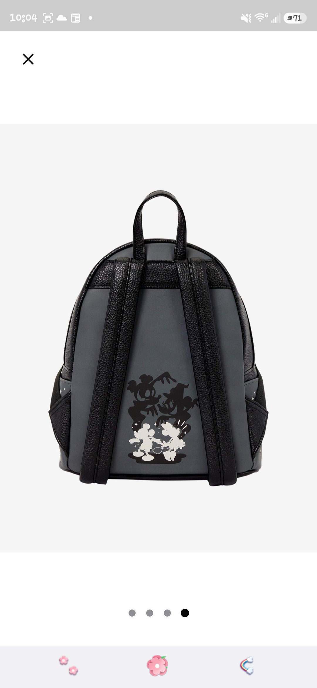 Loungefly Disney Mickey & Minnie Ghost Light-Up Glow-in-the-Dark Mini-Backpack