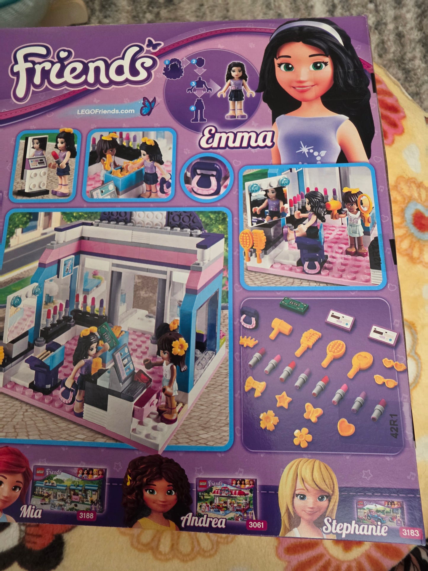 LEGO 3187 Friends Emma Butterfly Beauty Shop "Retired"