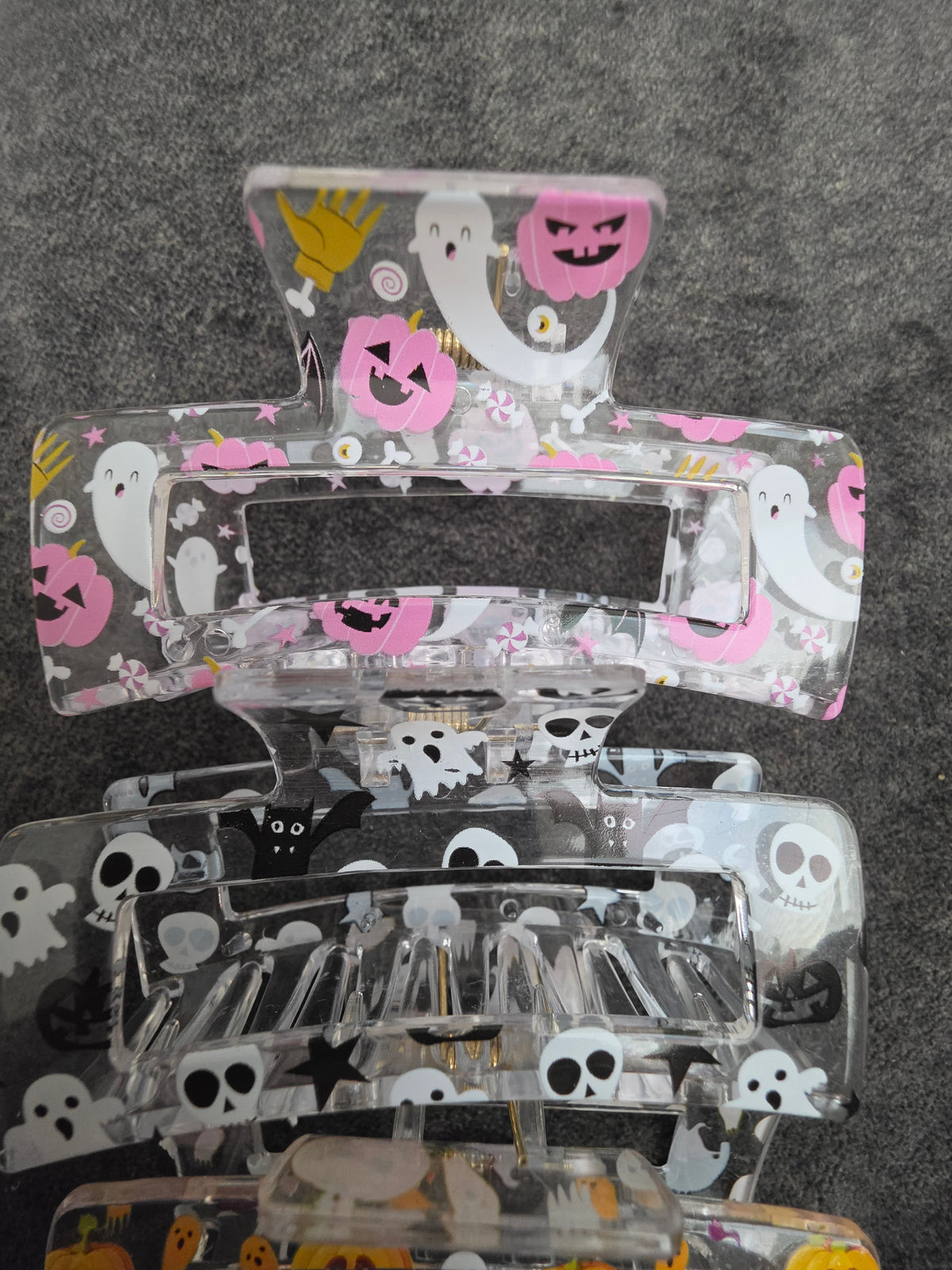Halloween 3pk Hair Clips
