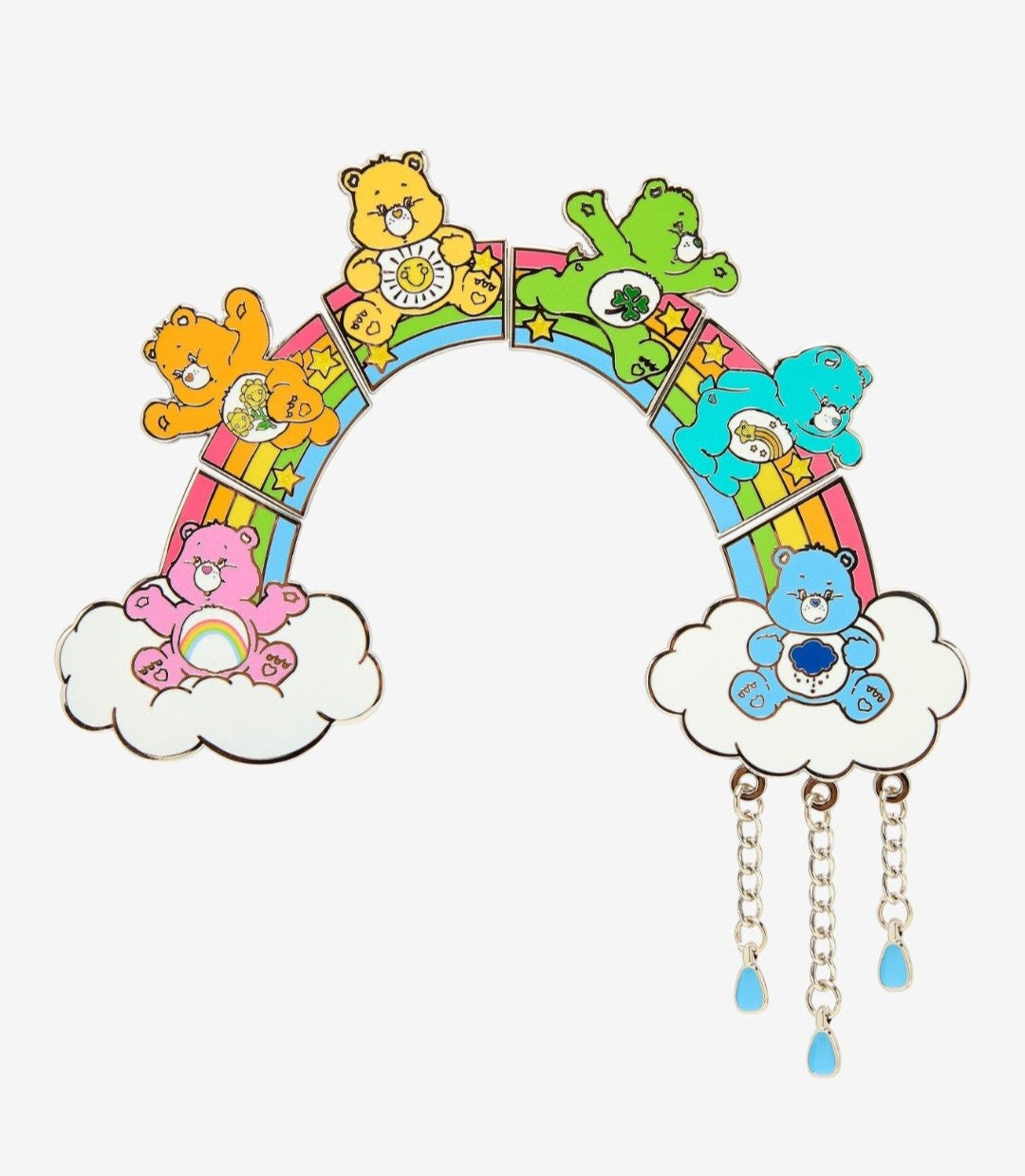 Loungefly Care Bears Rainbow Puzzle Mystery Pins