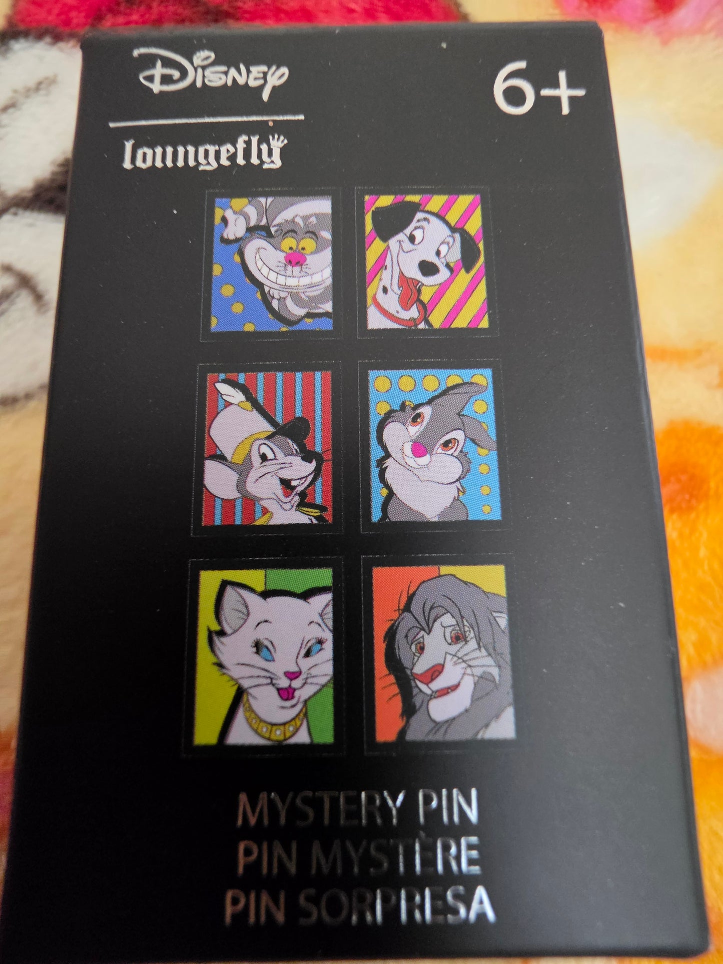 Loungefly Disney Characters Pop Art Framed Portrait Mystery Pins