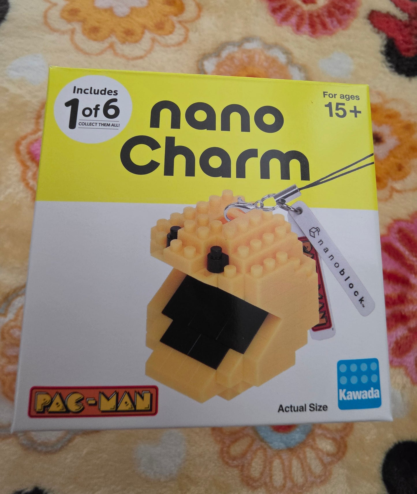 Kawada Pac-Man Nano Phone Charm/Keychain