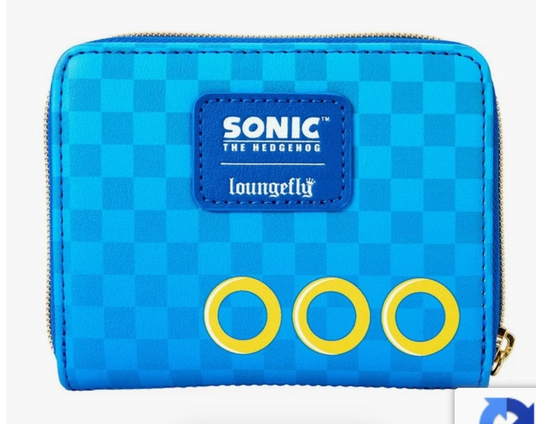Loungefly Sonic the Hedgehog Chaos Garden Lenticular Exclusive Wallet