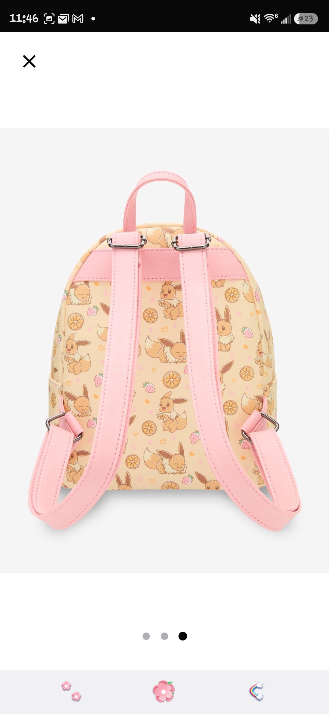 Loungefly Pokémon Eevee Fruit Pastel Backpack