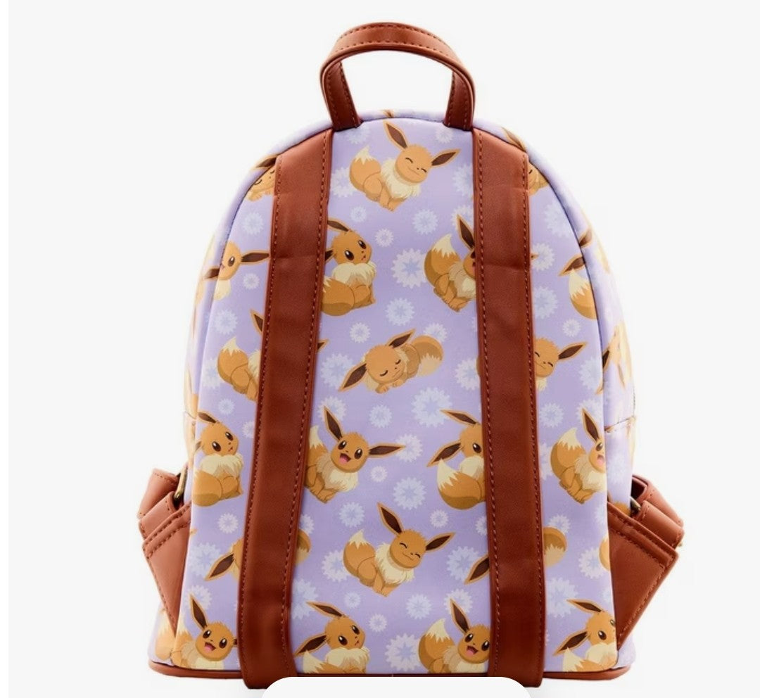 Loungefly Pokemon Eevee Purple Backpack
