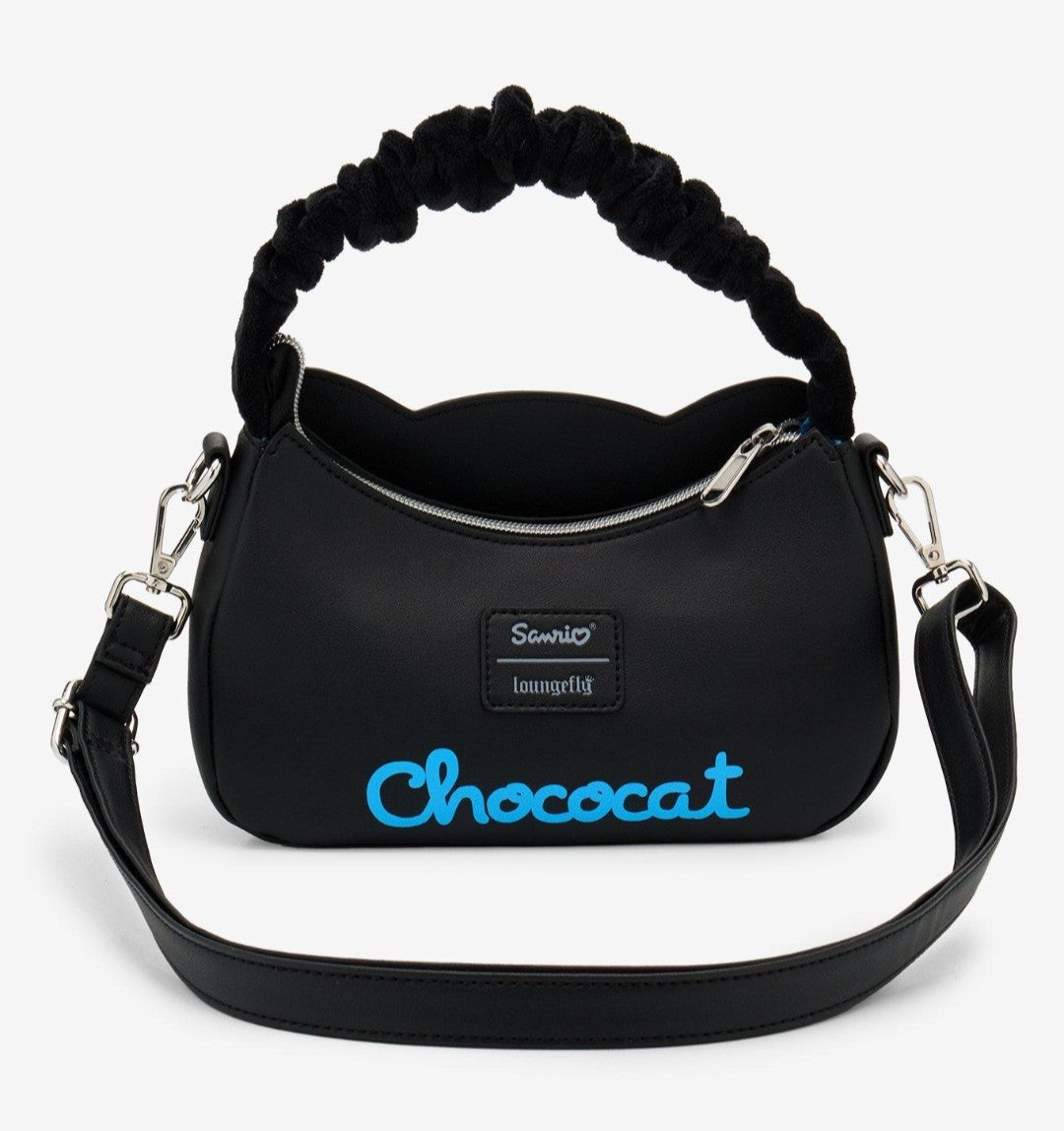 Loungefly Hello Kitty Chococat Fluffy Plush Crossbody Bag