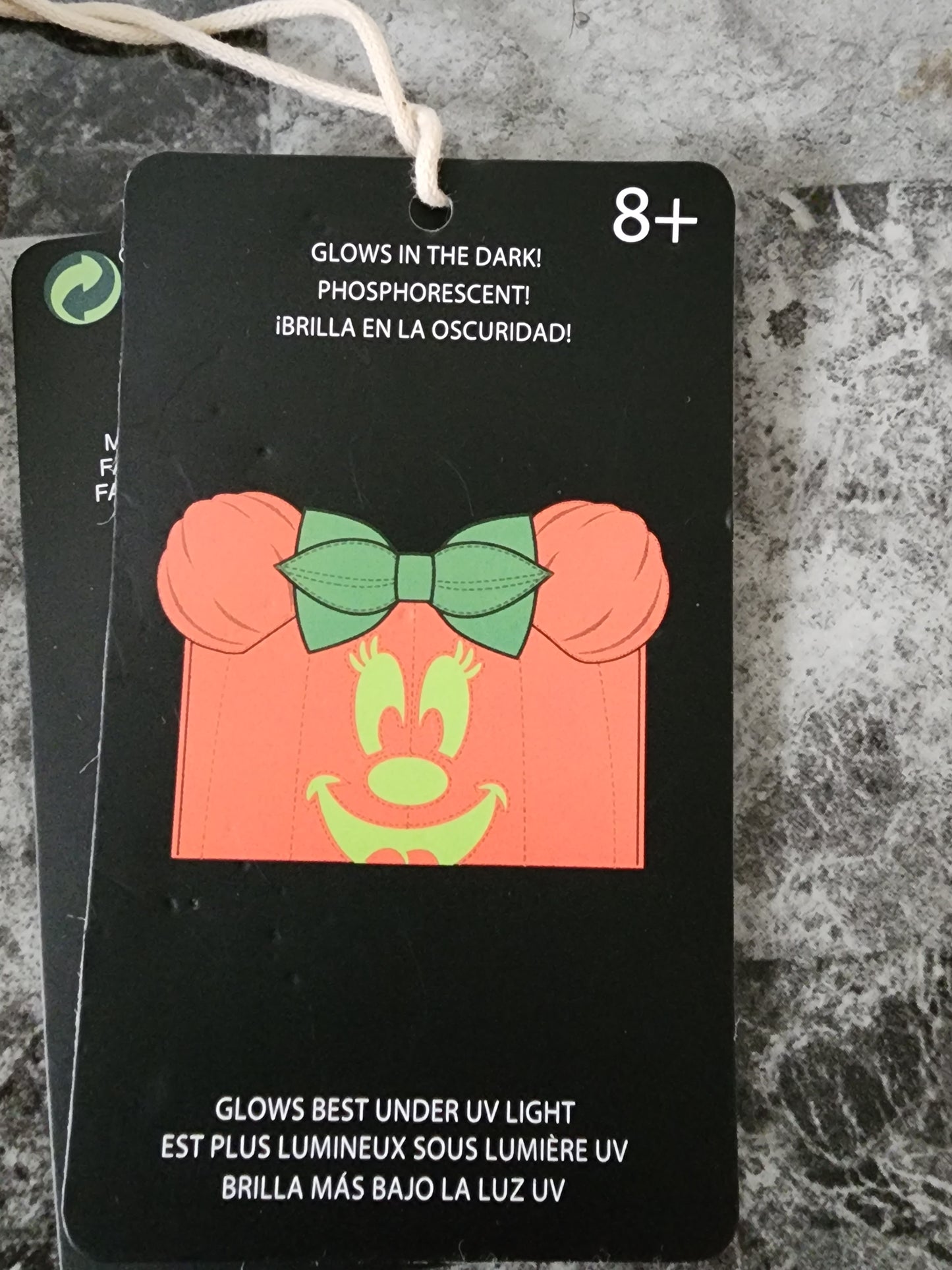 Minnie Pumpkin Glow in the Dark Loungefly Disney Wallet