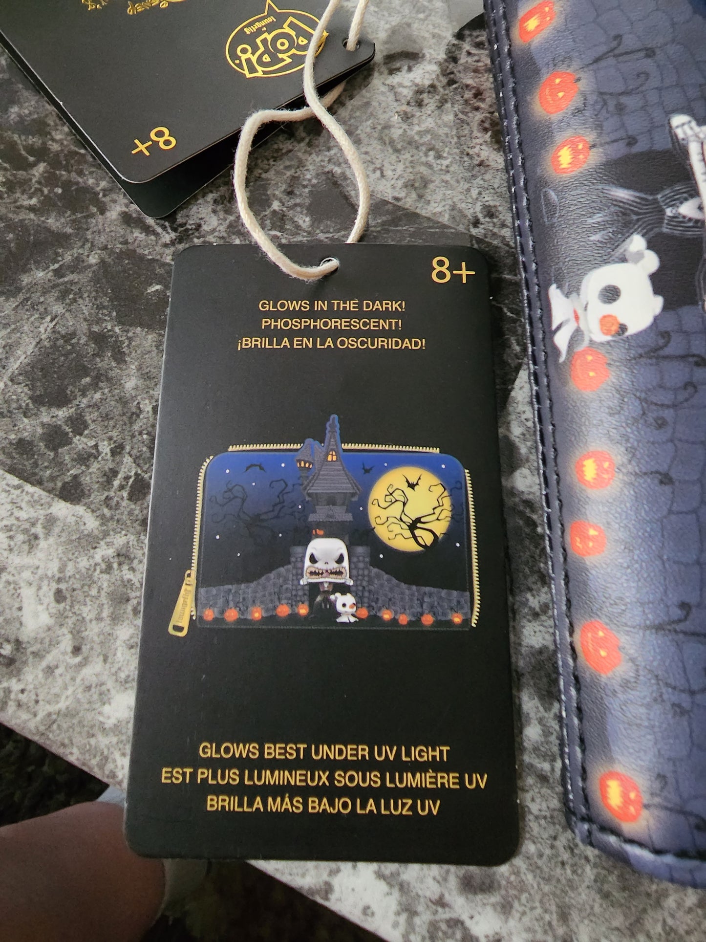 Loungefly Funko Jack Skellington and Zero Halloween Town Wallet