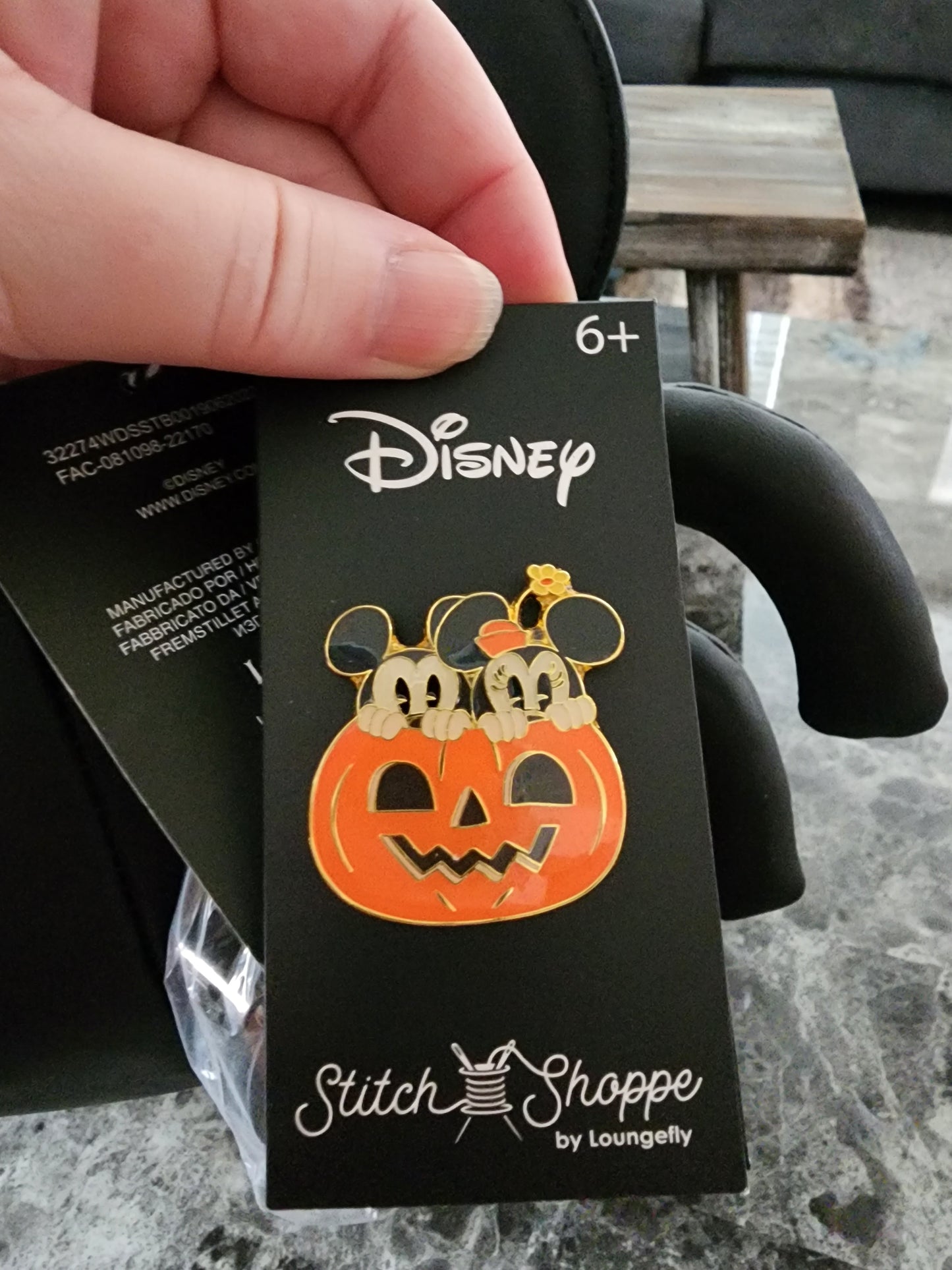 Loungefly Disney Mickey Mouse Spider Halloween Crossbody Bag