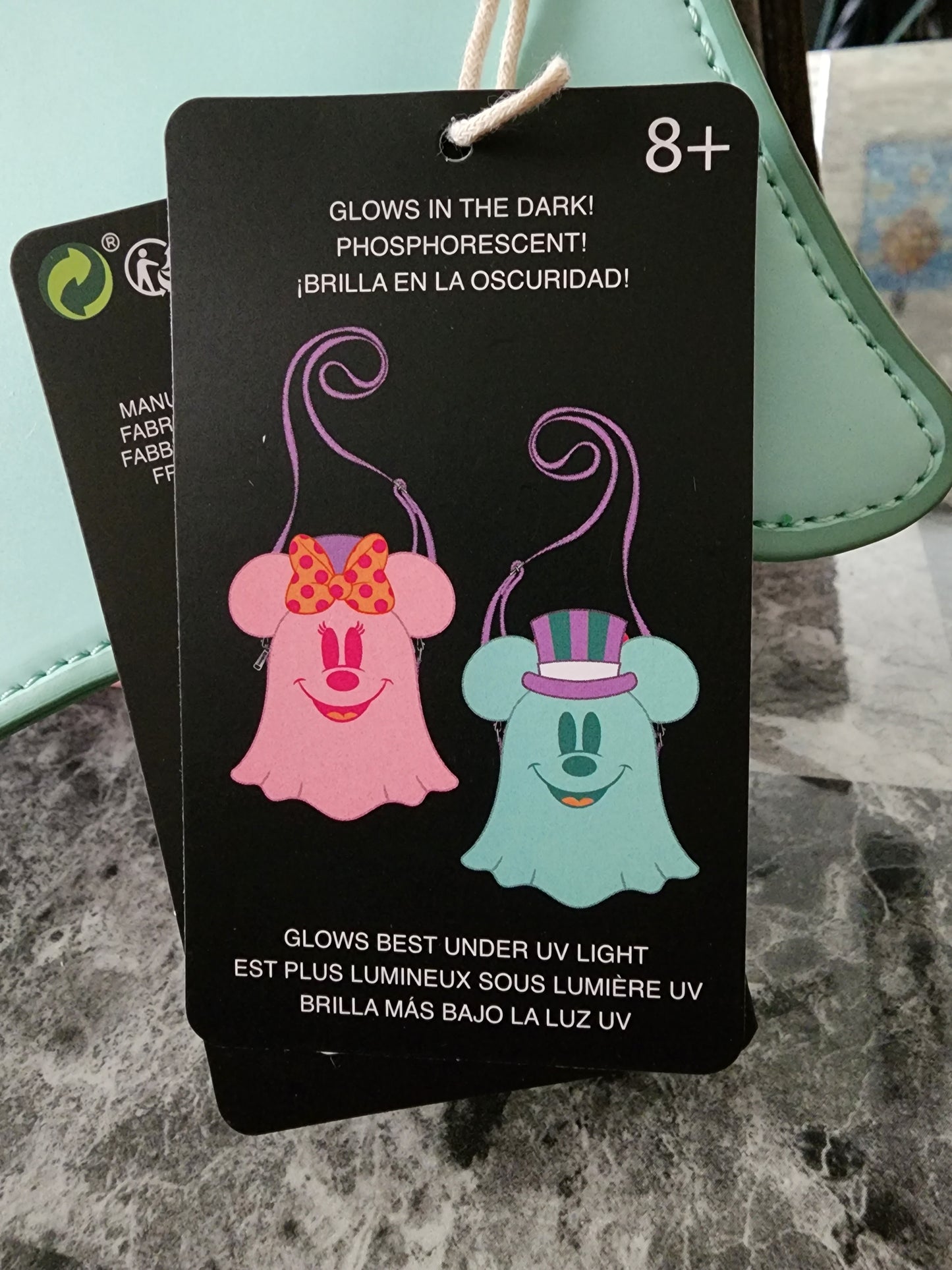 Loungefly Disney Mickey and Minnie Mouse Ghost Crossbody bag