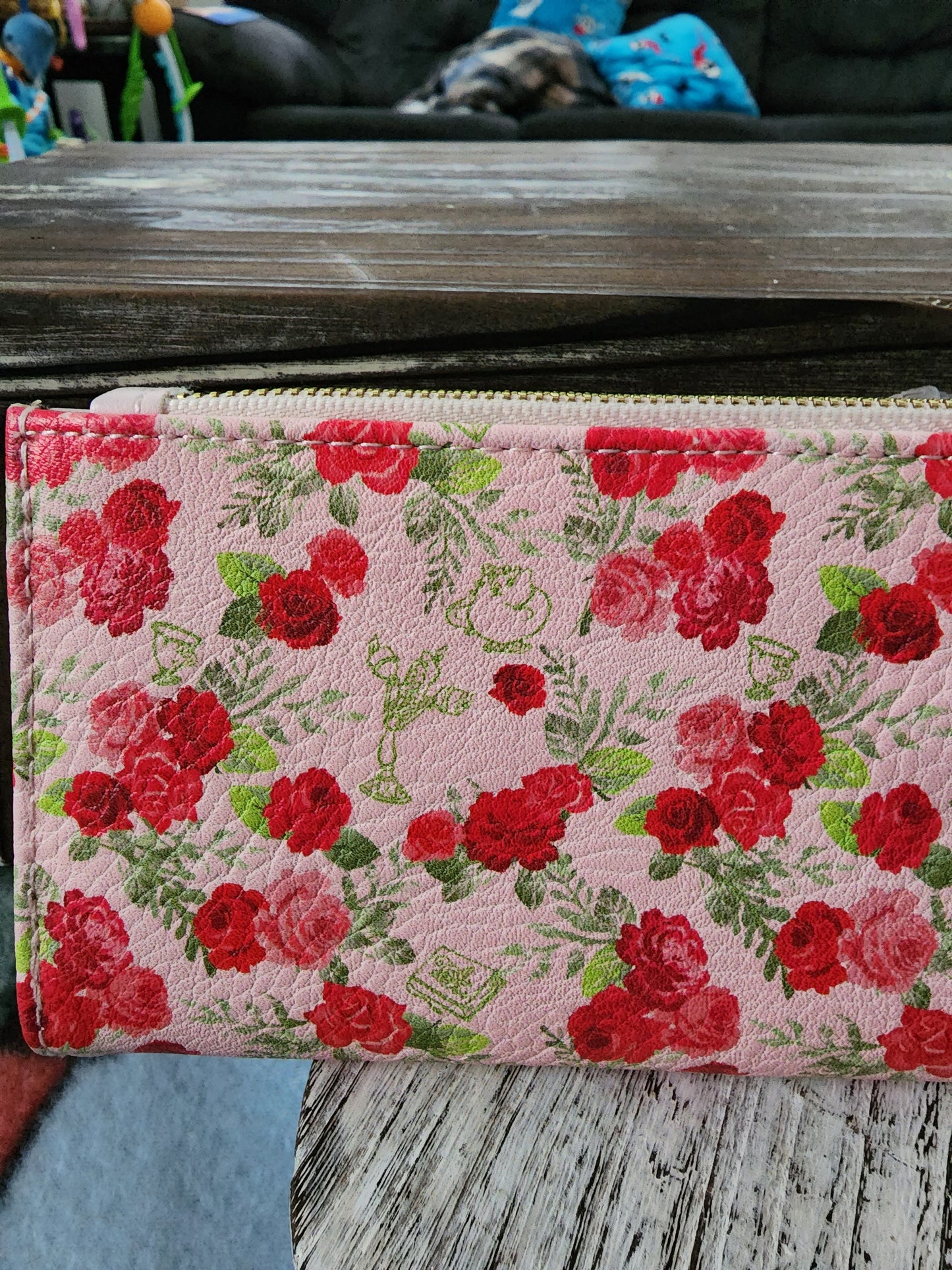 Disney Beauty and the Beast Rose Wallet
