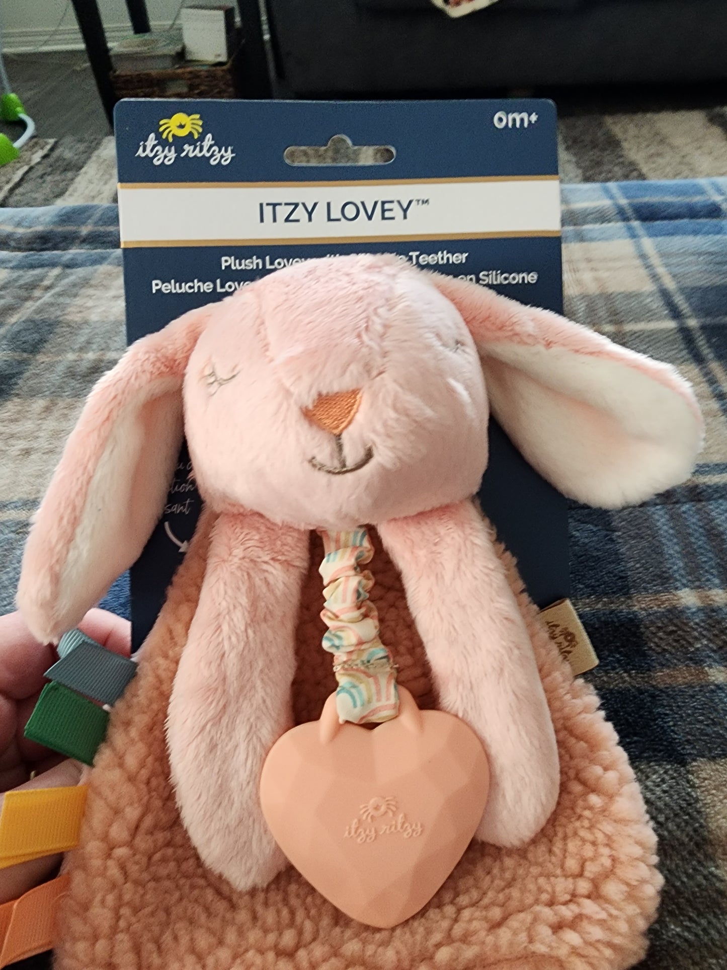 Itzy Ritzy Bunny Lovey & Teether