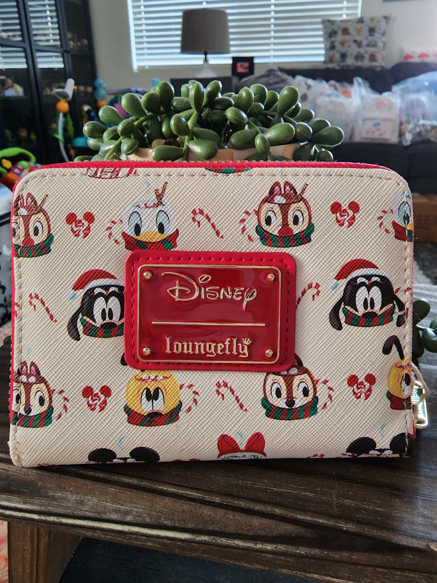 Loungefly Disney Mickey and Friends Coco Mugs Holiday Wallet