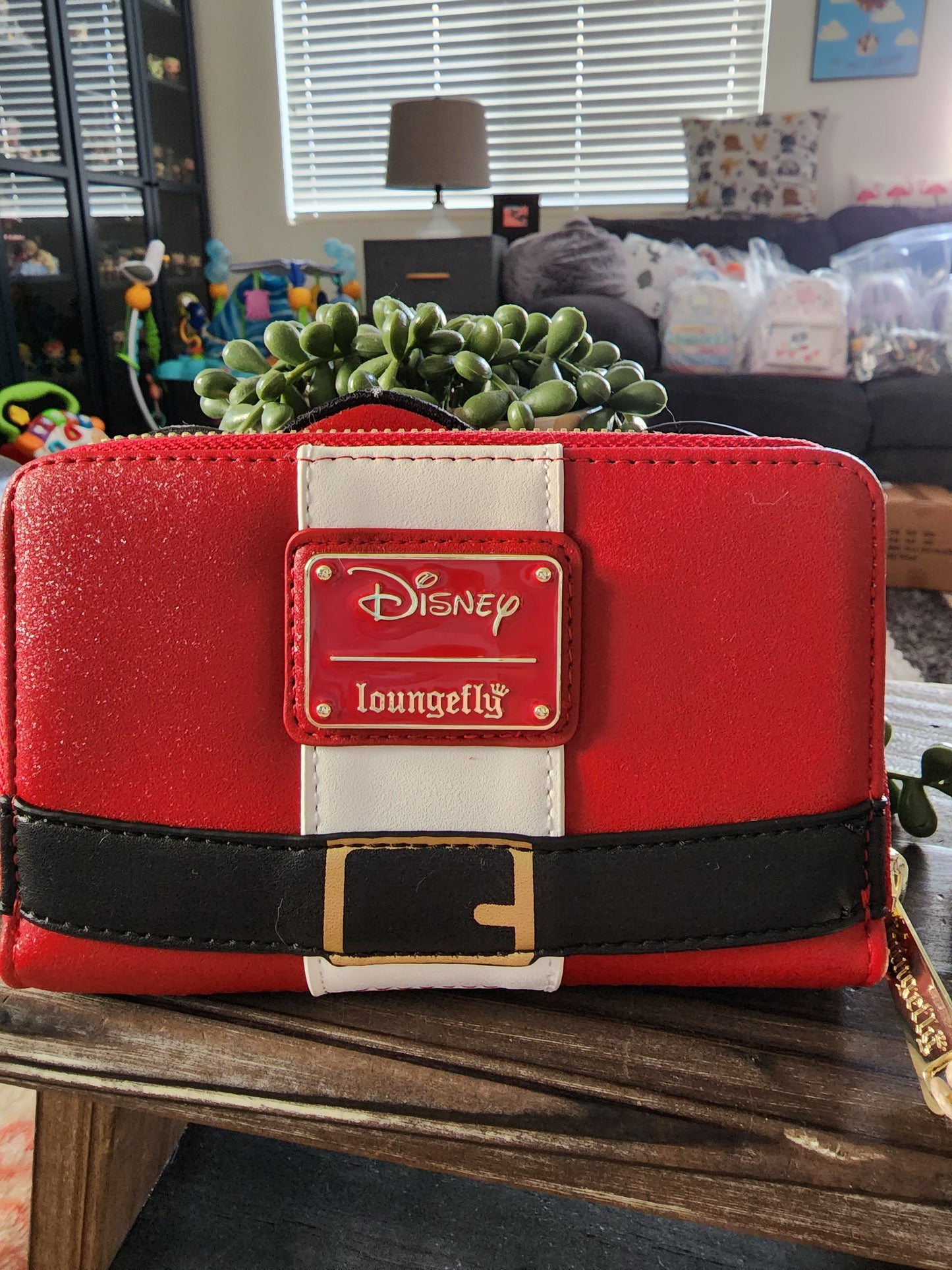 Loungefly Disney Mickey Mouse Santa Wallet
