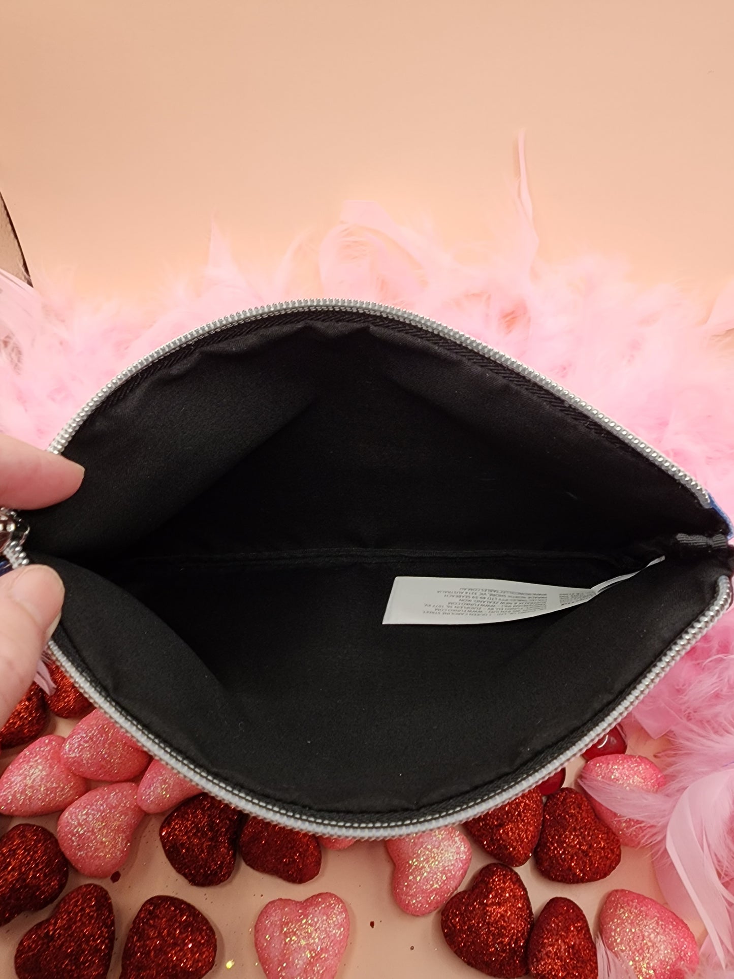 Disney Stitch and Angel Valentine's makeup bag