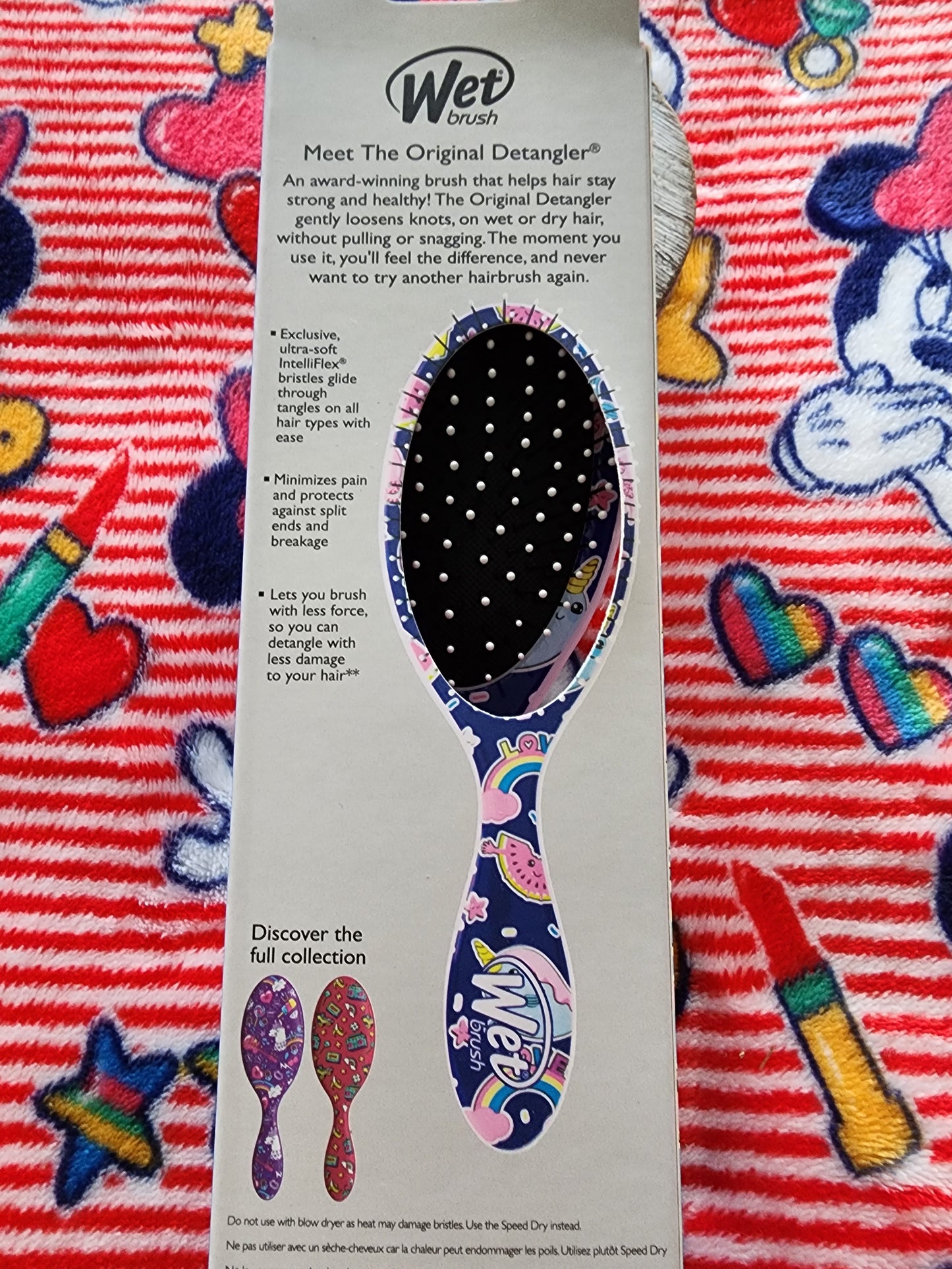 Wet Narwhal, Rainbow Detangler Brush