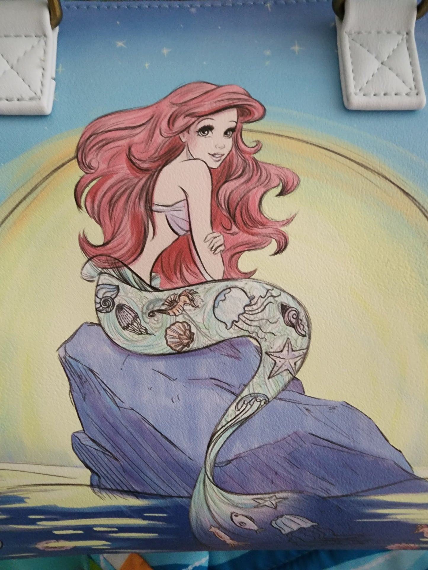 Loungefly Little Mermaid on the Rock Handbag