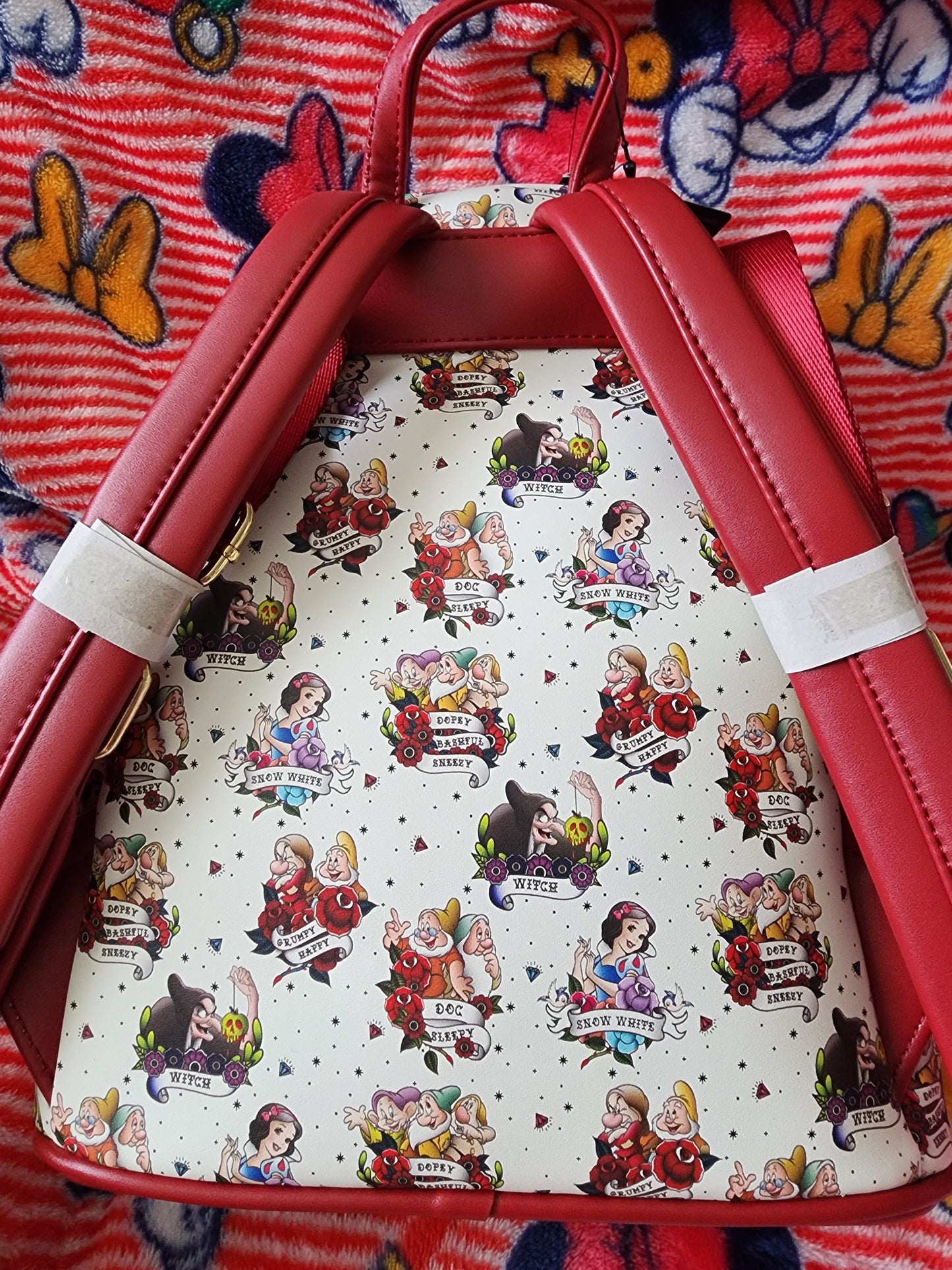 Loungefly Disney Snow White and the Seven Drawfs Tattoo Backpack